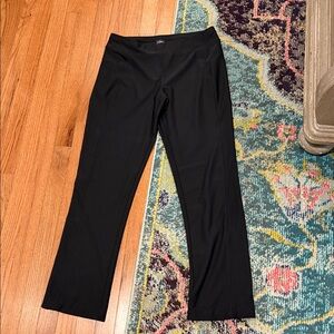L.L. Bean Black Women's Boot-Cut Ponte Pants